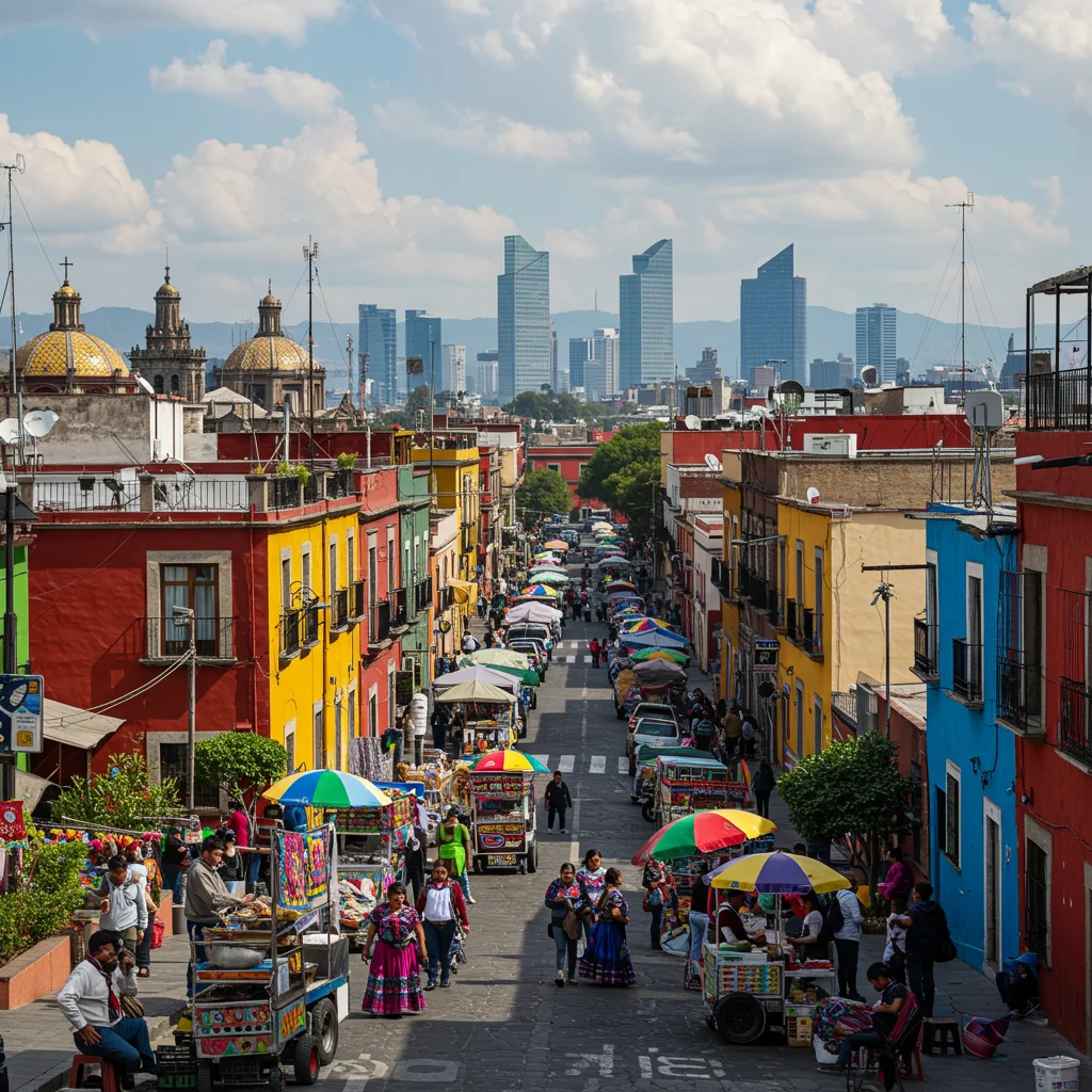 Mexico City: Wprowadzenie do fascynującej stolicy Meksyku