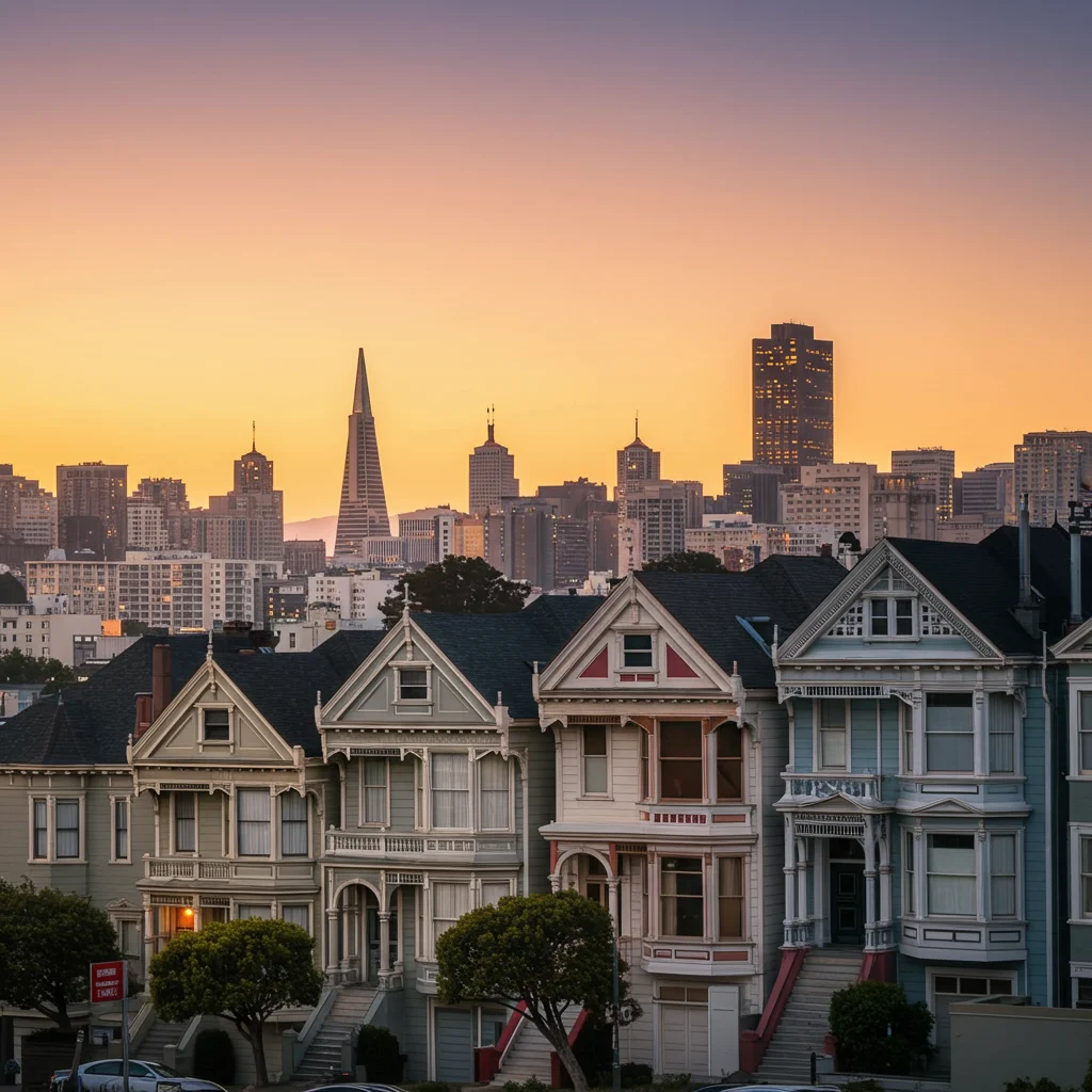 Painted Ladies i Alamo Square – ikony architektury