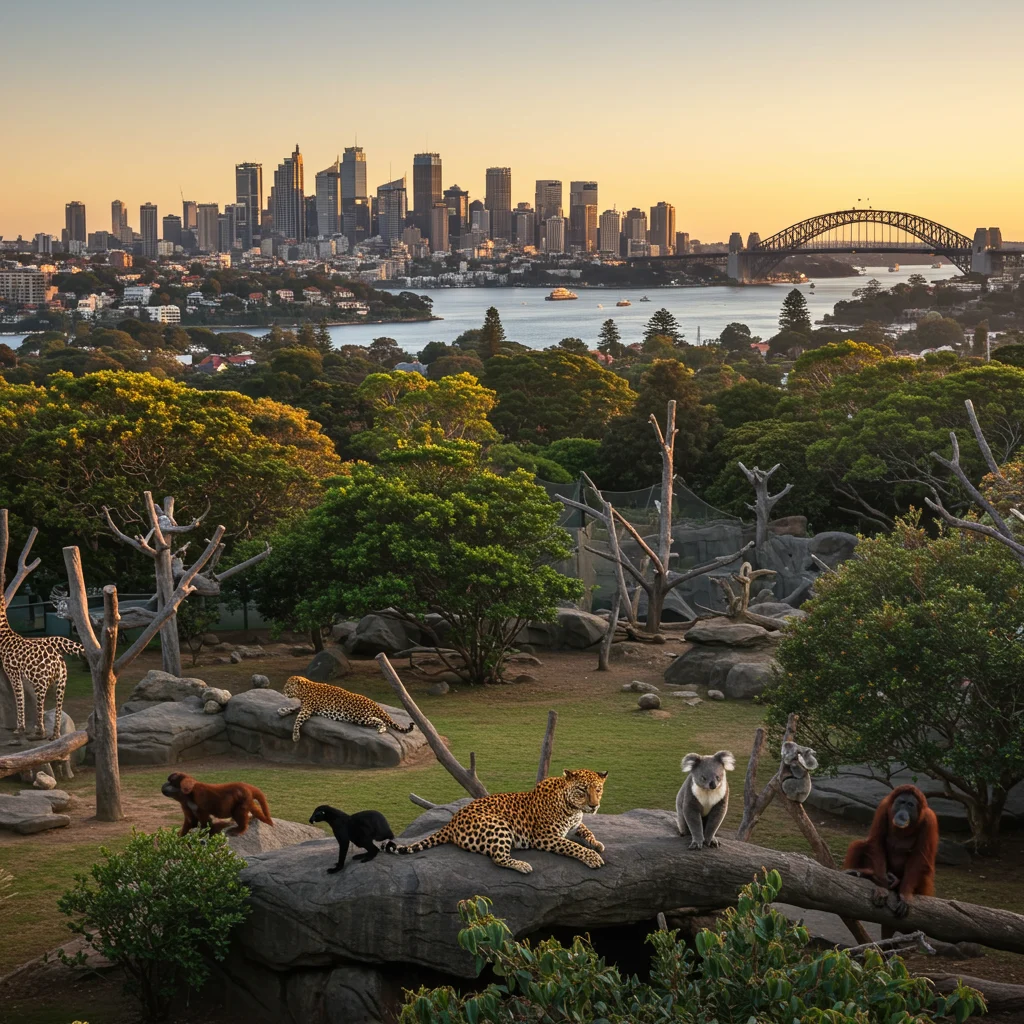 Taronga Zoo – ogród zoologiczny z widokiem na miasto